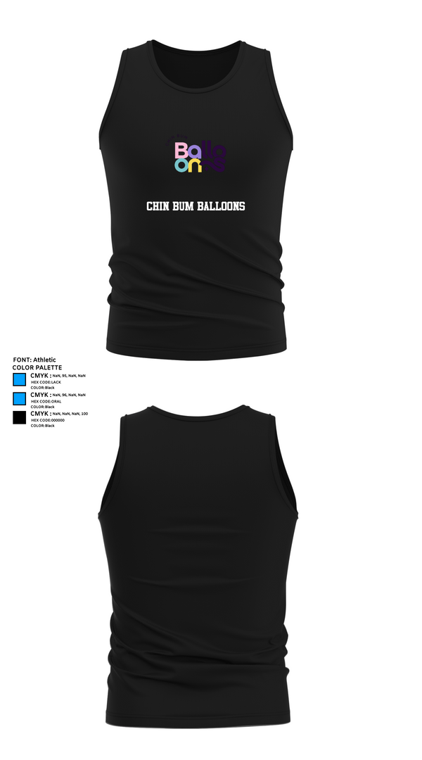Tank Top, Chin Bum Balloons, , Teamtime, Team time, sublimation, custom sports apparel, team uniforms, spirit wear, spiritwear, sports uniforms, custom shirts, team store, custom team store, fundraiser sports, apparel fundraiser