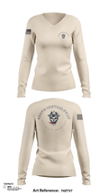 SCR SWAT 20912043 Women's Long Sleeve V-neck Shirt - 104