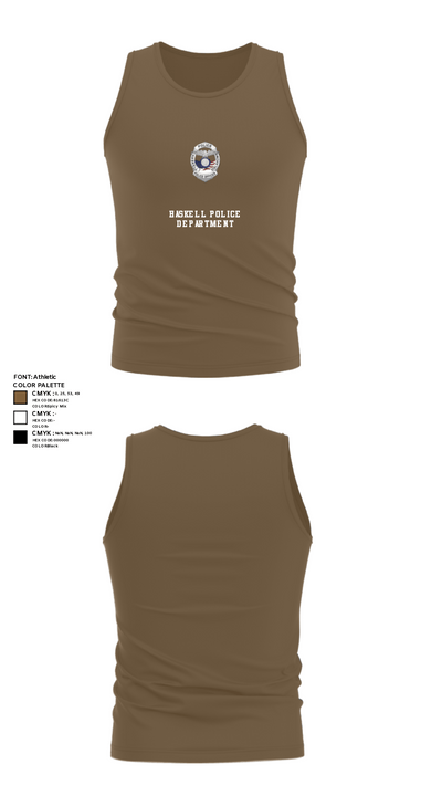 Haskell Police Department 21588241 Tank Top - 18
