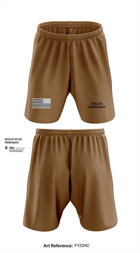 Athletic Shorts With Pockets, Delta company, Army, Teamtime, Team time, sublimation, custom sports apparel, team uniforms, spirit wear, spiritwear, sports uniforms, custom shirts, team store, custom team store, fundraiser sports, apparel fundraiser