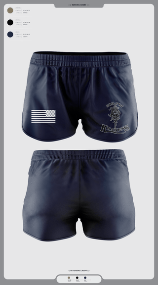 Womens Shorts, 3RD PLT95TH CBRN3rd plt, Army, Teamtime, Team time, sublimation, custom sports apparel, team uniforms, spirit wear, spiritwear, sports uniforms, custom shirts, team store, custom team store, fundraiser sports, apparel fundraiser