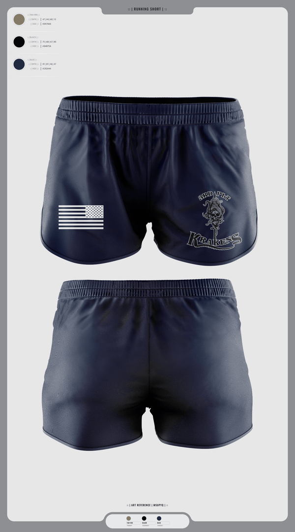 Womens Shorts, 3RD PLT95TH CBRN3rd plt, Army, Teamtime, Team time, sublimation, custom sports apparel, team uniforms, spirit wear, spiritwear, sports uniforms, custom shirts, team store, custom team store, fundraiser sports, apparel fundraiser