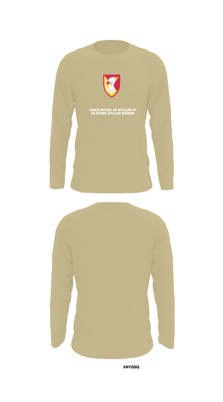 Long Sleeve Performance Shirt, Charlie Battery, 1st Battalion 1st Air Defense Artillery Regiment, , Teamtime, Team time, sublimation, custom sports apparel, team uniforms, spirit wear, spiritwear, sports uniforms, custom shirts, team store, custom team store, fundraiser sports, apparel fundraiser