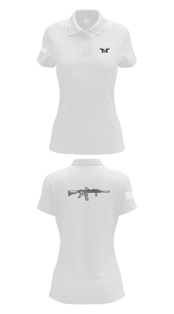 Womens Short Sleeve Performance Polo, Tactical Miami Training, Space Force, Teamtime, Team time, sublimation, custom sports apparel, team uniforms, spirit wear, spiritwear, sports uniforms, custom shirts, team store, custom team store, fundraiser sports, apparel fundraiser