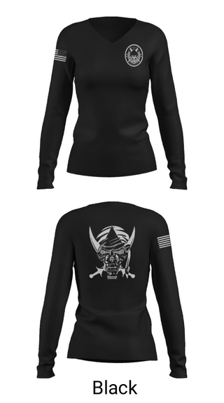 Women's Long Sleeve Vneck Shirt, , Army, Teamtime, Team time, sublimation, custom sports apparel, team uniforms, spirit wear, spiritwear, sports uniforms, custom shirts, team store, custom team store, fundraiser sports, apparel fundraiser