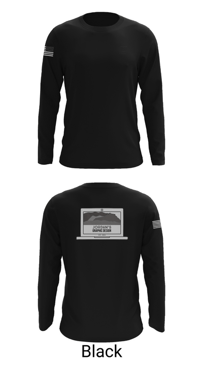 Jordan’s Graphic Designs 70072179 Long Sleeve Performance Shirt - 26