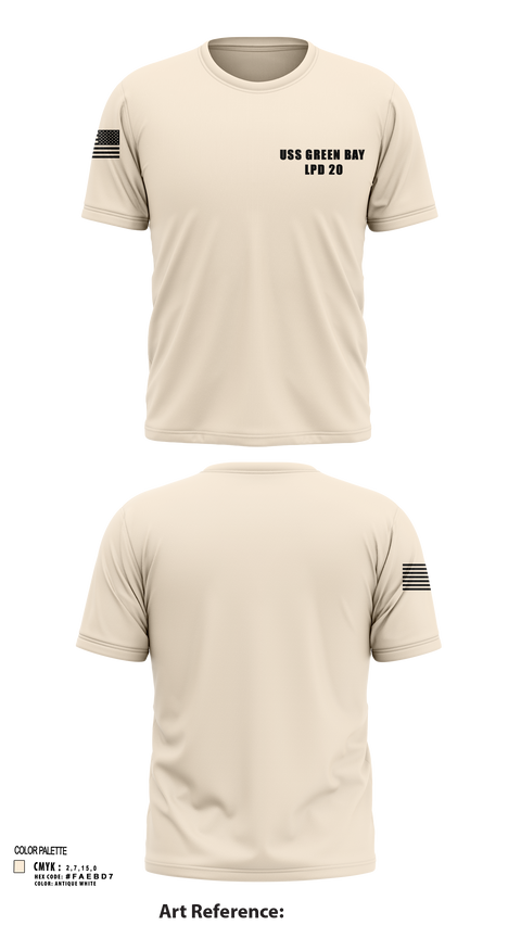 Short Sleeve Performance Shirt, USS GREEN BAY LPD 20, Navy, Teamtime, Team time, sublimation, custom sports apparel, team uniforms, spirit wear, spiritwear, sports uniforms, custom shirts, team store, custom team store, fundraiser sports, apparel fundraiser