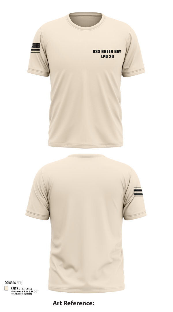 Short Sleeve Performance Shirt, USS GREEN BAY LPD 20, Navy, Teamtime, Team time, sublimation, custom sports apparel, team uniforms, spirit wear, spiritwear, sports uniforms, custom shirts, team store, custom team store, fundraiser sports, apparel fundraiser