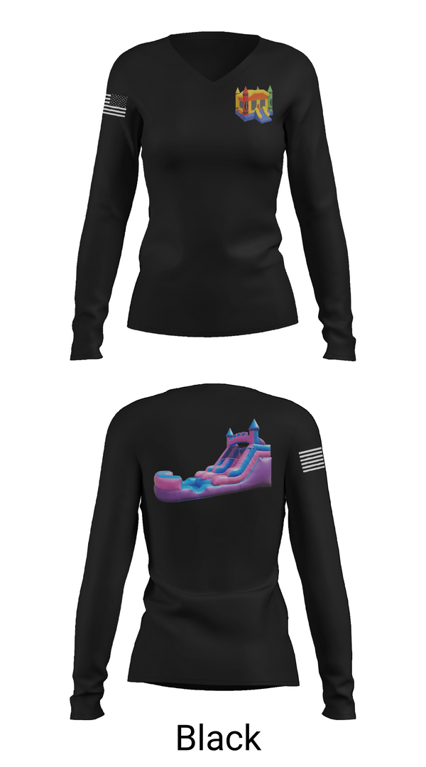 Womens Long Sleeve Vneck Shirt, Events By CourtneyB, , Teamtime, Team time, sublimation, custom sports apparel, team uniforms, spirit wear, spiritwear, sports uniforms, custom shirts, team store, custom team store, fundraiser sports, apparel fundraiser