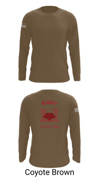 Long Sleeve Performance Shirt, 811th EN CO, , Teamtime, Team time, sublimation, custom sports apparel, team uniforms, spirit wear, spiritwear, sports uniforms, custom shirts, team store, custom team store, fundraiser sports, apparel fundraiser