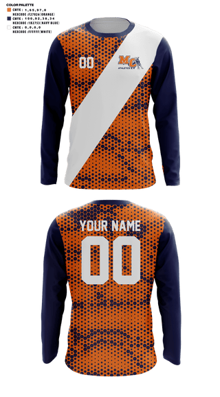 Long Sleeve Performance Shirt, Morton College Soccer, Women's Soccer, Teamtime, Team time, sublimation, custom sports apparel, team uniforms, spirit wear, spiritwear, sports uniforms, custom shirts, team store, custom team store, fundraiser sports, apparel fundraiser