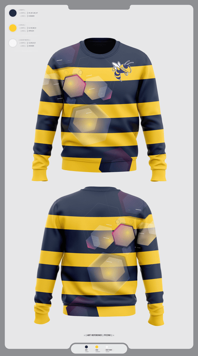 Wynne Yellowjackets 78568306 Crew Neck Sweatshirt - 37