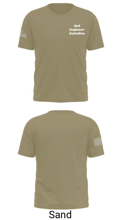 2nd Engineer Battalion 90594727 Short Sleeve Performance Shirt - 96