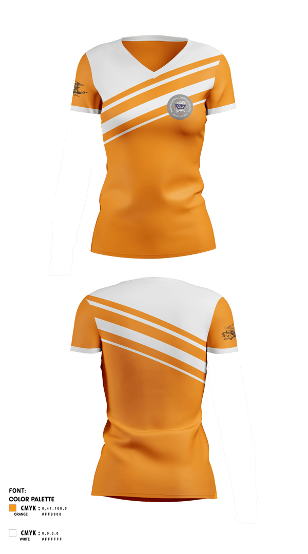 Womens Short Sleeve Vneck Shirt, Howland Hook Marine Terminal, , Teamtime, Team time, sublimation, custom sports apparel, team uniforms, spirit wear, spiritwear, sports uniforms, custom shirts, team store, custom team store, fundraiser sports, apparel fundraiser