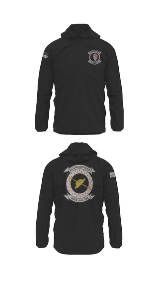 Windbreaker, VMFA-332 The Moonlighters, Marines, Teamtime, Team time, sublimation, custom sports apparel, team uniforms, spirit wear, spiritwear, sports uniforms, custom shirts, team store, custom team store, fundraiser sports, apparel fundraiser