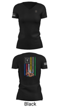 Sheepdog Cigar Club HR 94649932 Women's Short Sleeve V-neck Shirt - 38