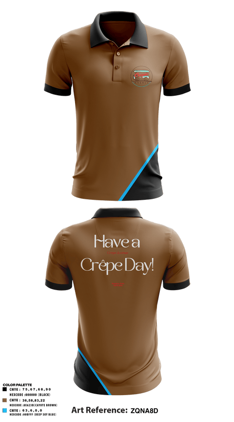 Short Sleeve Performance Polo, Crepe Avenue, , Teamtime, Team time, sublimation, custom sports apparel, team uniforms, spirit wear, spiritwear, sports uniforms, custom shirts, team store, custom team store, fundraiser sports, apparel fundraiser