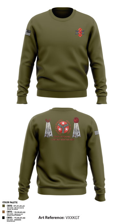 q trp 4/278th 42866312 Crew Neck Sweatshirt - 4