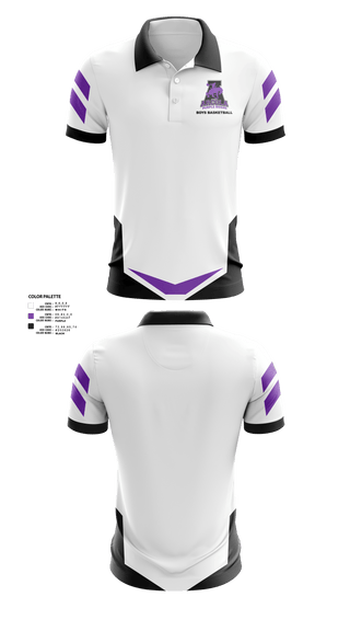 Short Sleeve Performance Polo, Arcola Senior High School Basketball, Men's Basketball, Teamtime, Team time, sublimation, custom sports apparel, team uniforms, spirit wear, spiritwear, sports uniforms, custom shirts, team store, custom team store, fundraiser sports, apparel fundraiser