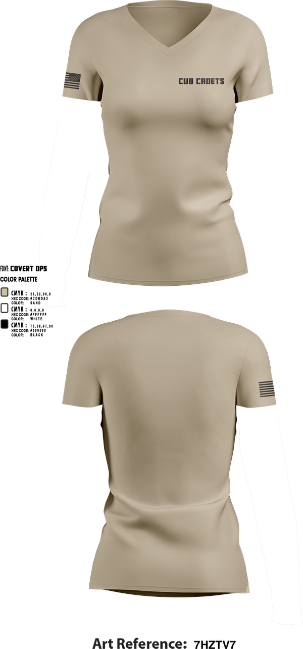 Womens Short Sleeve Vneck Shirt, Cub Cadets, , Teamtime, Team time, sublimation, custom sports apparel, team uniforms, spirit wear, spiritwear, sports uniforms, custom shirts, team store, custom team store, fundraiser sports, apparel fundraiser