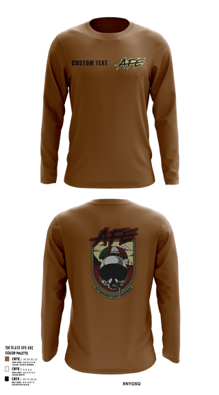 Long Sleeve Performance Shirt, 162 AFE, Air Force, Teamtime, Team time, sublimation, custom sports apparel, team uniforms, spirit wear, spiritwear, sports uniforms, custom shirts, team store, custom team store, fundraiser sports, apparel fundraiser