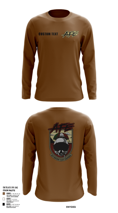 162 AFE 73313729 Long Sleeve Performance Shirt - 162