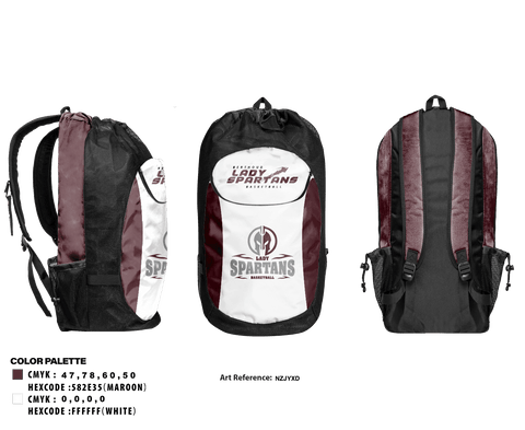 Gear Bag, Berthoud High School Basketball, Women's Basketball, Teamtime, Team time, sublimation, custom sports apparel, team uniforms, spirit wear, spiritwear, sports uniforms, custom shirts, team store, custom team store, fundraiser sports, apparel fundraiser