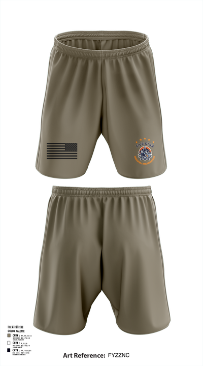 5 Star 18393940 Athletic Shorts With Pockets - 114