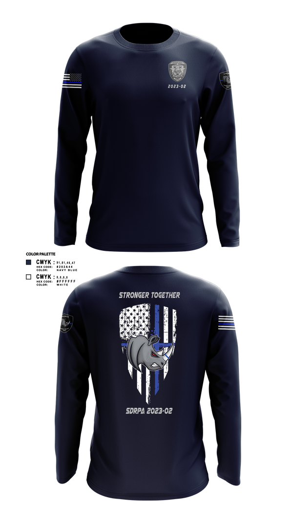 Long Sleeve Performance Shirt, SDRPA, Police, Teamtime, Team time, sublimation, custom sports apparel, team uniforms, spirit wear, spiritwear, sports uniforms, custom shirts, team store, custom team store, fundraiser sports, apparel fundraiser