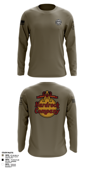 Long Sleeve Performance Shirt, 2nd PLT A CO-The Family, Army, Teamtime, Team time, sublimation, custom sports apparel, team uniforms, spirit wear, spiritwear, sports uniforms, custom shirts, team store, custom team store, fundraiser sports, apparel fundraiser