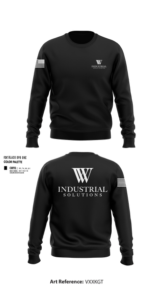 Crew Neck Sweatshirt, WV Industrial Solutions, , Teamtime, Team time, sublimation, custom sports apparel, team uniforms, spirit wear, spiritwear, sports uniforms, custom shirts, team store, custom team store, fundraiser sports, apparel fundraiser