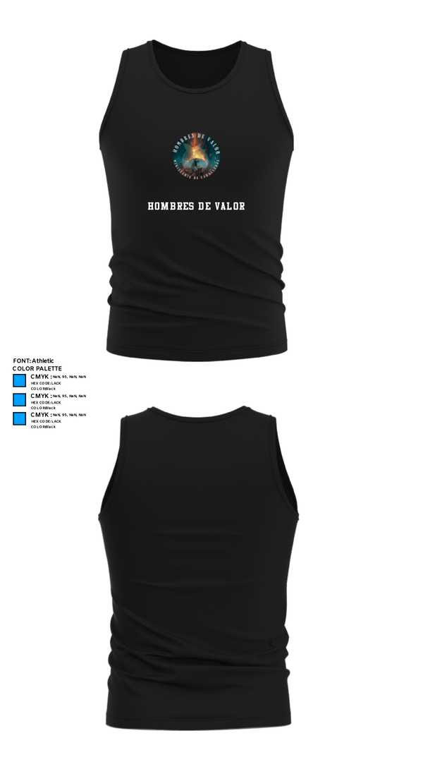Tank Top, Hombres de Valor, , Teamtime, Team time, sublimation, custom sports apparel, team uniforms, spirit wear, spiritwear, sports uniforms, custom shirts, team store, custom team store, fundraiser sports, apparel fundraiser