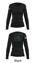 CSO 34568070 Women's Long Sleeve V-neck Shirt - 37