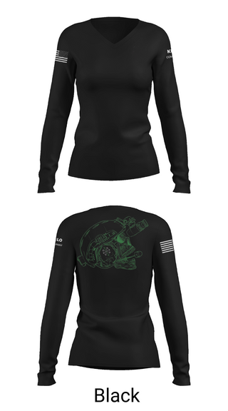 Womens Long Sleeve Vneck Shirt, CSO, Army, Teamtime, Team time, sublimation, custom sports apparel, team uniforms, spirit wear, spiritwear, sports uniforms, custom shirts, team store, custom team store, fundraiser sports, apparel fundraiser