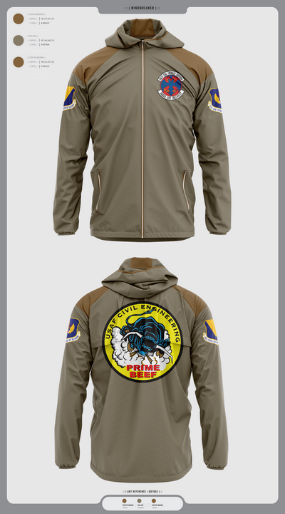 786th CES 8779713 Windbreaker - 2