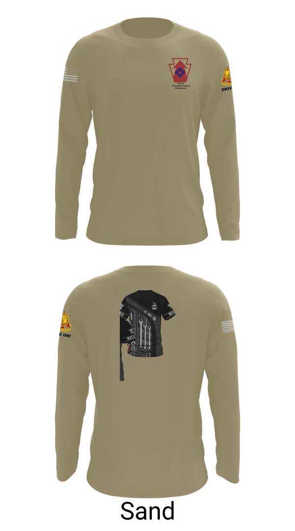 Long Sleeve Performance Shirt, 121 transportation, National Guard, Teamtime, Team time, sublimation, custom sports apparel, team uniforms, spirit wear, spiritwear, sports uniforms, custom shirts, team store, custom team store, fundraiser sports, apparel fundraiser