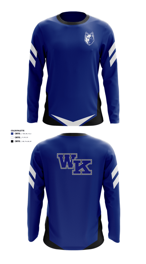 Long Sleeve Performance Shirt, Worthington Kilbourne High School Golf, Golf, Teamtime, Team time, sublimation, custom sports apparel, team uniforms, spirit wear, spiritwear, sports uniforms, custom shirts, team store, custom team store, fundraiser sports, apparel fundraiser