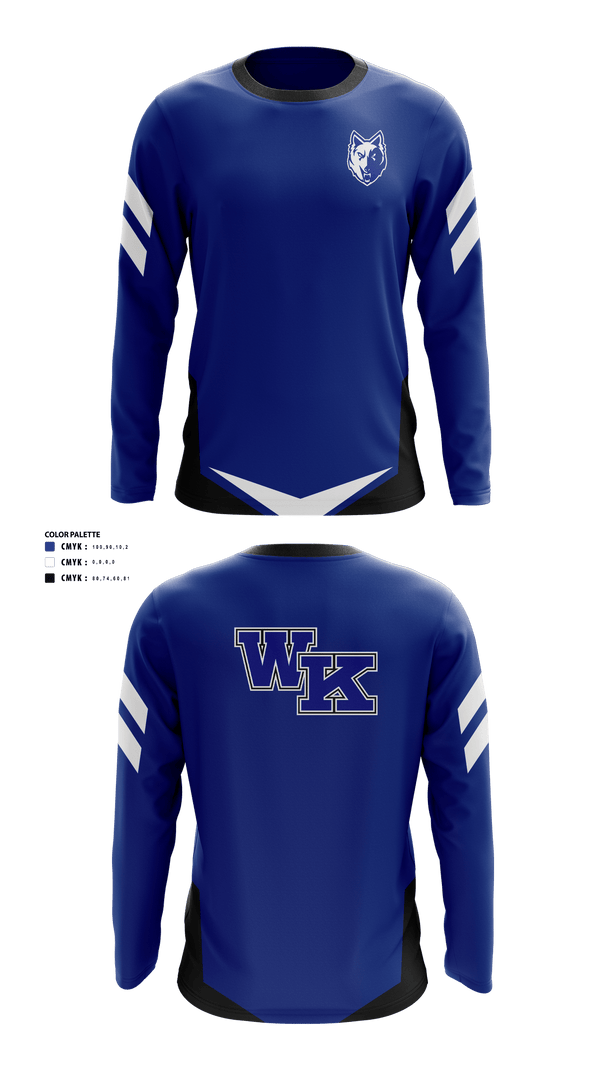 Long Sleeve Performance Shirt, Worthington Kilbourne High School Golf, Golf, Teamtime, Team time, sublimation, custom sports apparel, team uniforms, spirit wear, spiritwear, sports uniforms, custom shirts, team store, custom team store, fundraiser sports, apparel fundraiser