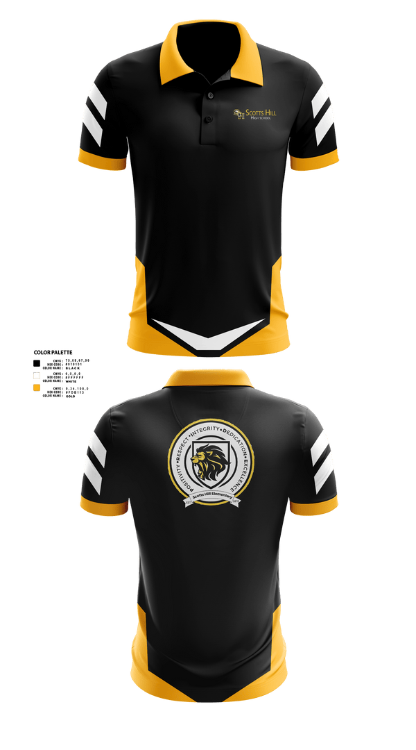 Short Sleeve Performance Polo, Scotts Hill High School Band, Spirit Store, Teamtime, Team time, sublimation, custom sports apparel, team uniforms, spirit wear, spiritwear, sports uniforms, custom shirts, team store, custom team store, fundraiser sports, apparel fundraiser