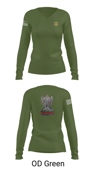 Women's Long Sleeve Vneck Shirt, 1/623rd FAR, National Guard, Teamtime, Team time, sublimation, custom sports apparel, team uniforms, spirit wear, spiritwear, sports uniforms, custom shirts, team store, custom team store, fundraiser sports, apparel fundraiser