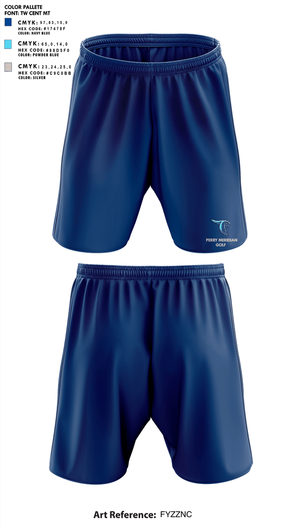 Athletic Shorts With Pockets, Perry Meridian High School Golf, Golf, Teamtime, Team time, sublimation, custom sports apparel, team uniforms, spirit wear, spiritwear, sports uniforms, custom shirts, team store, custom team store, fundraiser sports, apparel fundraiser