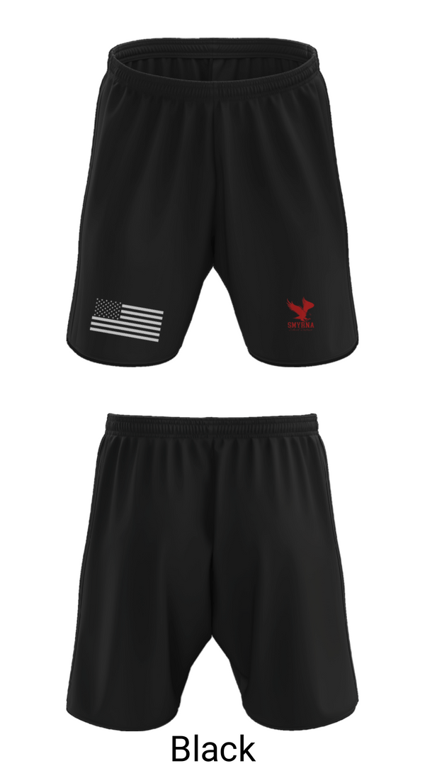 Athletic Shorts With Pockets, Smyrna Middle School Cheer, Cheer, Teamtime, Team time, sublimation, custom sports apparel, team uniforms, spirit wear, spiritwear, sports uniforms, custom shirts, team store, custom team store, fundraiser sports, apparel fundraiser