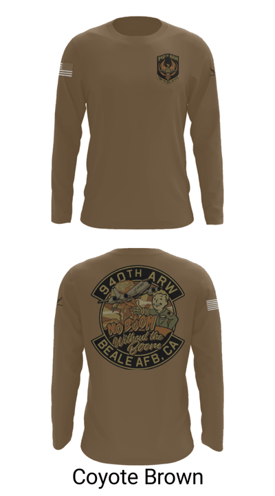 940 Air Refueling Wing 53360157 Long Sleeve Performance Shirt - 6