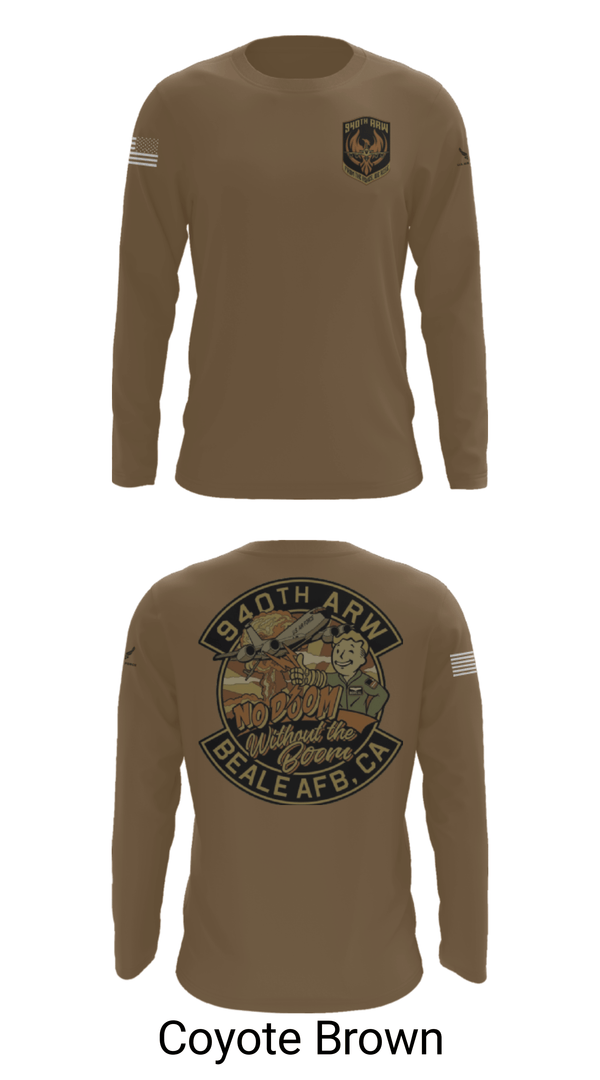 Long Sleeve Performance Shirt, 940 Air Refueling Wing, , Teamtime, Team time, sublimation, custom sports apparel, team uniforms, spirit wear, spiritwear, sports uniforms, custom shirts, team store, custom team store, fundraiser sports, apparel fundraiser