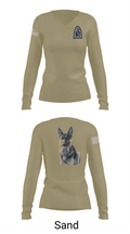 4-31 infantry battalion hotel company 62387368 Women's Long Sleeve V-neck Shirt -1 97
