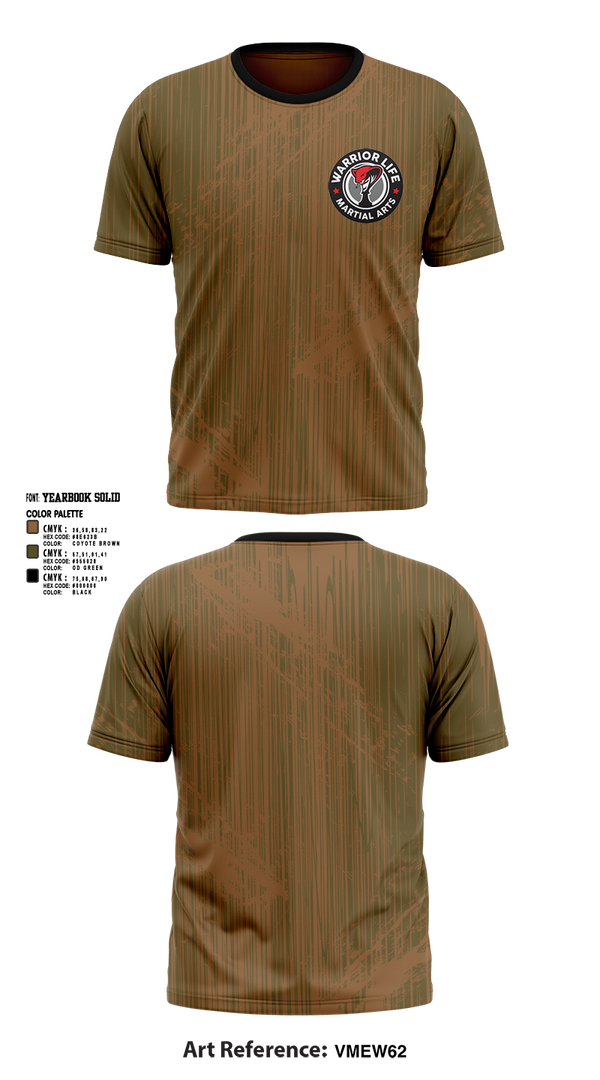 Short Sleeve Performance Shirt, Warrior Life Martial Arts, Wrestling, Teamtime, Team time, sublimation, custom sports apparel, team uniforms, spirit wear, spiritwear, sports uniforms, custom shirts, team store, custom team store, fundraiser sports, apparel fundraiser