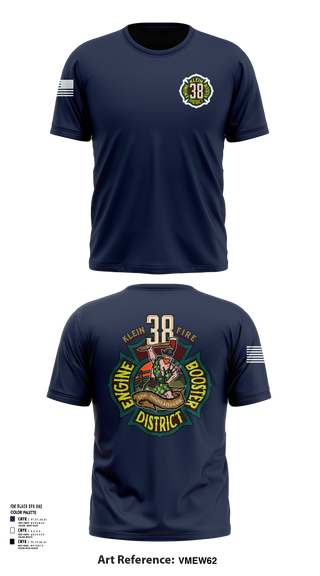 Short Sleeve Performance Shirt, Klein Fire 38, Fire Department, Teamtime, Team time, sublimation, custom sports apparel, team uniforms, spirit wear, spiritwear, sports uniforms, custom shirts, team store, custom team store, fundraiser sports, apparel fundraiser
