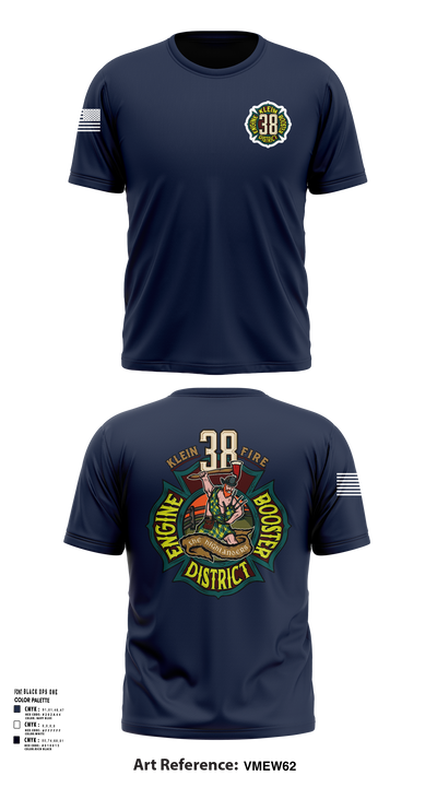Klein Fire 38 11019570 Short Sleeve Performance Shirt - 155