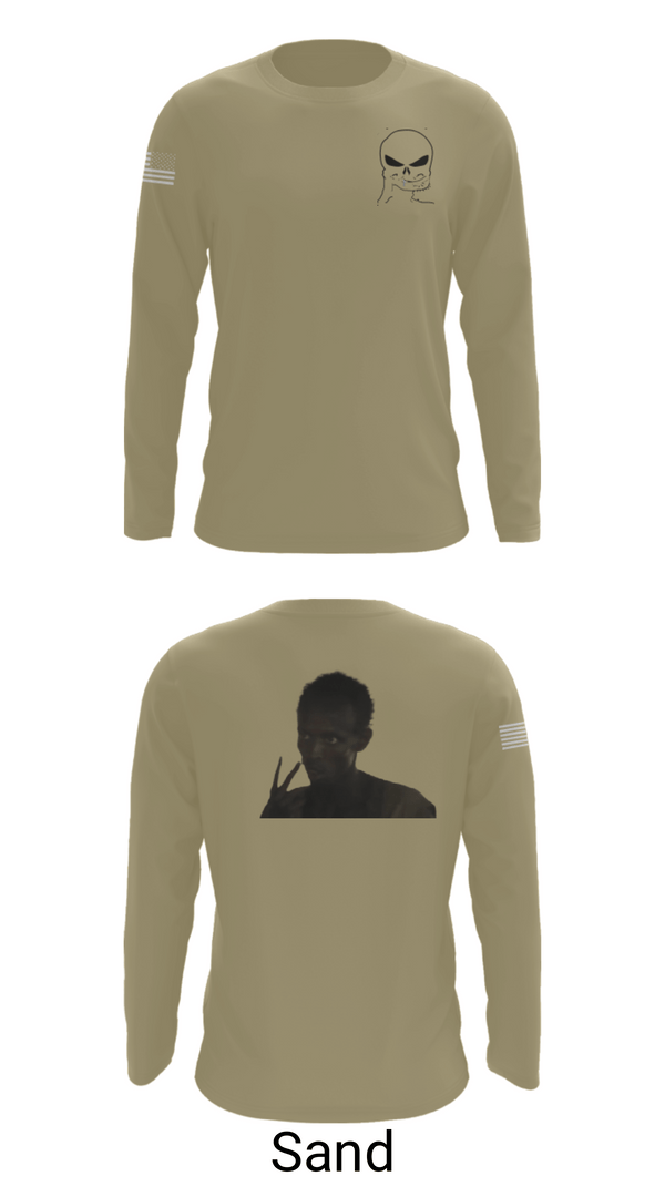 Long Sleeve Performance Shirt, B Co, 303d IEW BN, Army, Teamtime, Team time, sublimation, custom sports apparel, team uniforms, spirit wear, spiritwear, sports uniforms, custom shirts, team store, custom team store, fundraiser sports, apparel fundraiser