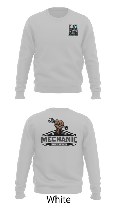 Castillo oil change 89672213 Crew Neck Sweatshirt - 2